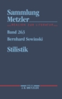 Image for Stilistik: Stiltheorien und Stilanalysen. Sammlung Metzler, 263