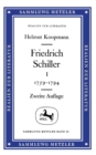 Image for Friedrich Schiller, Band 1: Sammlung Metzler, 50