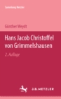 Image for Hans Jacob Christoffel von Grimmelshausen: Sammlung Metzler, 99