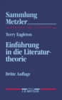 Image for Einfuhrung in die Literaturtheorie: Sammlung Metzler, 246