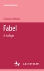 Image for Fabel: Sammlung Metzler, 66