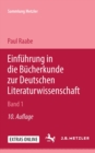 Image for Einfuhrung in die Bucherkunde zur deutschen Literaturwissenschaft: Sammlung Metzler, 1