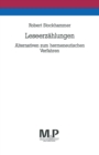 Image for Leseerzahlungen: Alternativen zum hermeneutischen Verfahren. M &amp; P Schriftenreihe