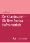 Image for Der Chandosbrief - Die Nova Poetica Hofmannsthals: M &amp; P Schriftenreihe