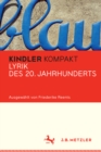 Image for Kindler Kompakt: Lyrik des 20. Jahrhunderts