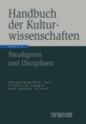 Image for Handbuch der Kulturwissenschaften: Band 2: Paradigmen und Disziplinen