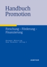 Image for Handbuch Promotion: Forschung - Forderung - Finanzierung