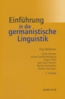 Image for Einfuhrung in die germanistische Linguistik