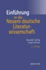 Image for Einfuhrung in die Neuere deutsche Literaturwissenschaft