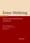 Image for Erster Weltkrieg: Kulturwissenschaftliches Handbuch