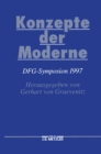 Image for Konzepte der Moderne: DFG-Symposion 1997