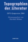 Image for Topographien der Literatur: Deutsche Literatur im transnationalen Kontext