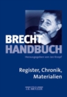Image for Brecht-Handbuch: Band 5: Register, Chronik, Materialien.