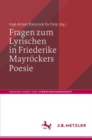 Image for Fragen Zum Lyrischen in Friederike Mayrockers Poesie