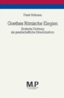 Image for Goethes Romische Elegien
