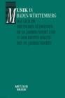 Image for Das Lied im deutschen Sudwesten im 18. Jahrhundert und in der ersten Halfte des 19. Jahrhunderts: Sonderdruck aus Musik in Baden-Wurttemberg Jahrbuch 2002