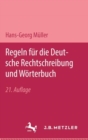 Image for Regeln fur die deutsche Rechtschreibung und Worterbuch