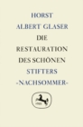 Image for Die Restauration des Schonen: Stifters Nachsommer