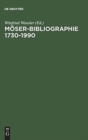 Image for Moeser-Bibliographie 1730-1990