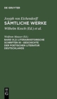 Image for Literarhistorische Schriften III - Geschichte Der Poetischen Literatur Deutschlands