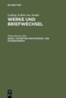Image for Schriften Der Schuler- Und Studentenzeit