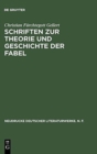 Image for Schriften Zur Theorie Und Geschichte Der Fabel
