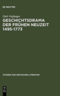 Image for Geschichtsdrama der Fruhen Neuzeit 1495-1773