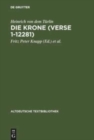 Image for Die Krone (Verse 1-12281) : Nach der Handschrift 2779 der OEsterreichischen Nationalbibliothek