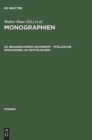 Image for Monographien, 20, Braunschweig-Veltenhof - Pfalzische Sprachinsel im Ostfalischen