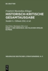 Image for Historisch-kritische Gesamtausgabe, Band V, Der Derwisch. Die falschen Spieler. Elfride.