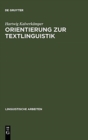 Image for Orientierung Zur Textlinguistik