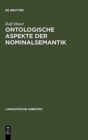 Image for Ontologische Aspekte Der Nominalsemantik