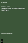 Image for >Umlaut&lt; in Optimality Theory
