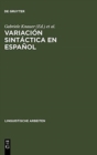 Image for Variacion sintactica en espanol