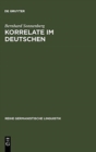 Image for Korrelate im Deutschen