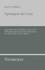 Image for Apologien der Lust