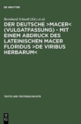 Image for Der deutsche >MacerDe viribus herbarum