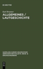 Image for Allgemeines / Lautgeschichte