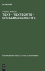 Image for Text - Textsorte - Sprachgeschichte