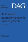 Image for Dictionnaire onomasiologique de l&#39;ancien gascon (DAG), Fascicule 2/3, Dictionnaire onomasiologique de l&#39;ancien gascon (DAG) Fascicule 2/3