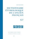 Image for Dictionnaire etymologique de l&#39;ancien francais (DEAF) A - Z Dictionnaire etymologique de l&#39;ancien francais (DEAF). Buchstabe G Dictionnaire etymologique de l&#39;ancien francais (DEAF) Buchstabe G