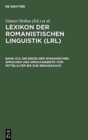 Image for Die Einzelnen Romanischen Sprachen Und Sprachgebiete Vom Mittelalter Bis Zur Renaissance