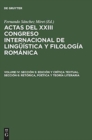 Image for Seccion 5: Edicion Y Critica Textual. Seccion 6: Retorica, Poetica Y Teoria Literaria