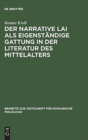 Image for Der narrative Lai als eigenst?ndige Gattung in der Literatur des Mittelalters