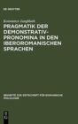 Image for Pragmatik der Demonstrativpronomina in den iberoromanischen Sprachen