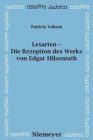 Image for Lesarten - Die Rezeption des Werks von Edgar Hilsenrath
