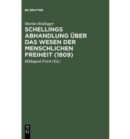 Image for Schellings Abhandlung Uber Das Wesen Der Menschlichen Freiheit (1809)