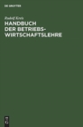 Image for Handbuch der Betriebswirtschaftslehre