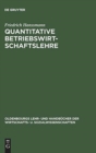 Image for Quantitative Betriebswirtschaftslehre
