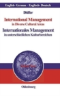 Image for International Management in Diverse Cultural Areas / Internationales Management in unterschiedlichen Kulturbereichen